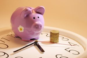 Piggy Bank and Clock