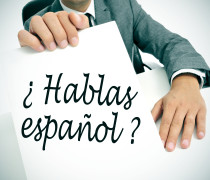 hablas espanol? do you speak spanish? written in spanish