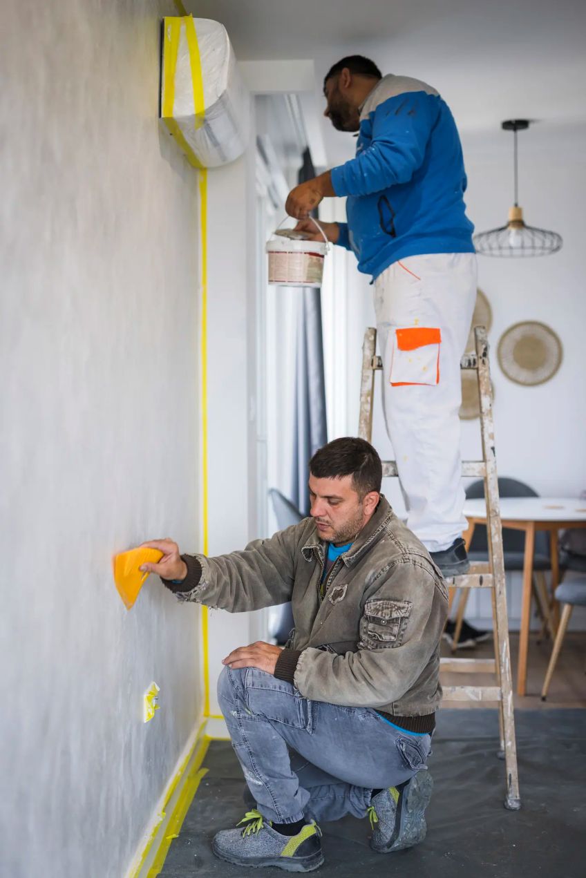 People Working on Dry Wall